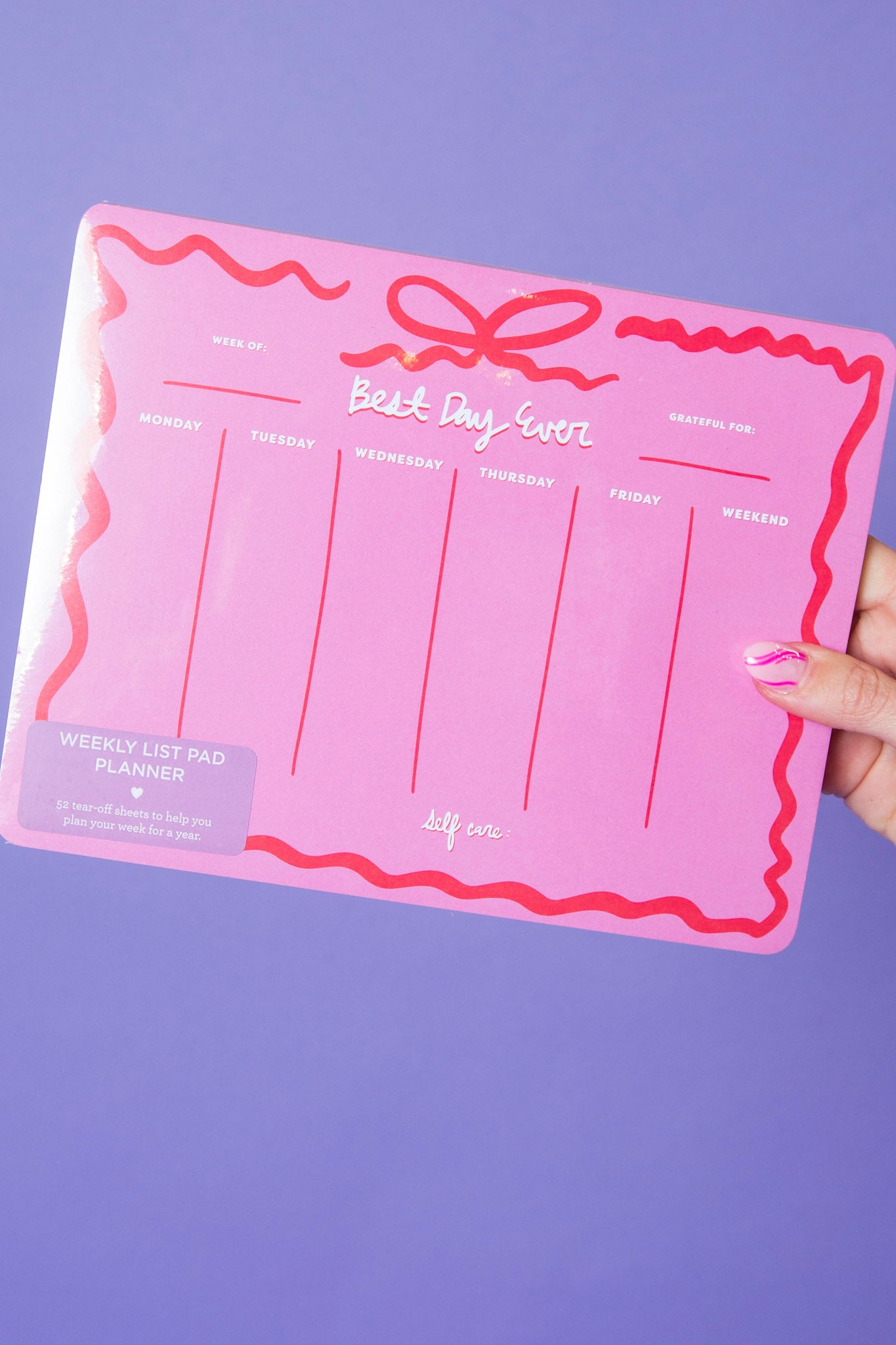 Taylor Elliott | Bow | Weekly Planner