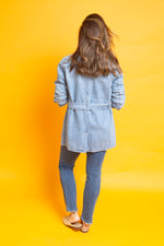 Load image into Gallery viewer, Show Me The Way Long Denim Jacket
