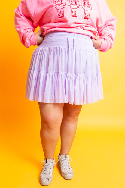 POPFLEX Pirouette Skirt Pink | Curvy