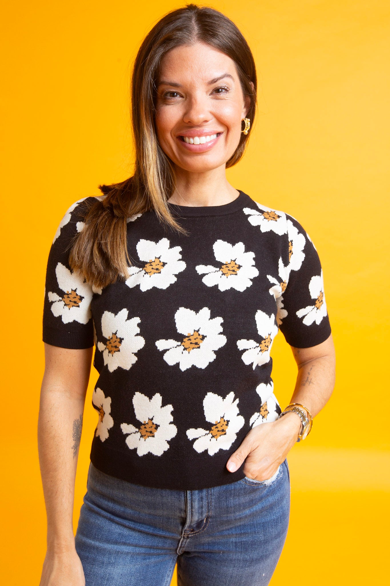 Sunflower Dreams Sweater Top