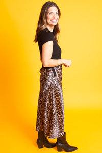 Leopard Mix Media Dress