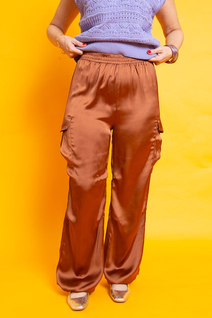 The Chocolate Satin Pants