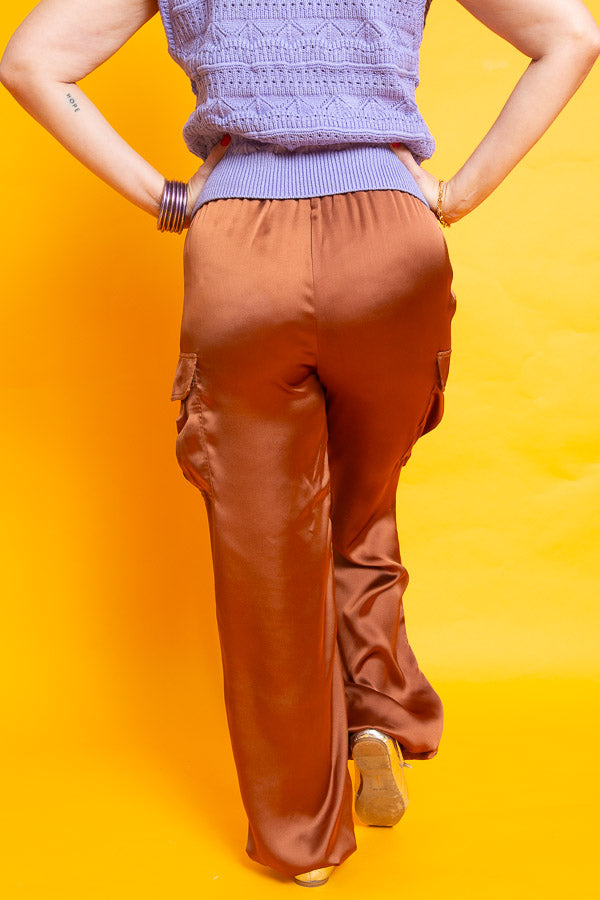 The Chocolate Satin Pants