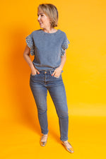 Load image into Gallery viewer, Denim Diva Top
