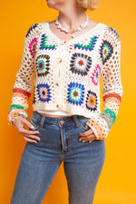 Load image into Gallery viewer, Simple Life Crochet Cardigan
