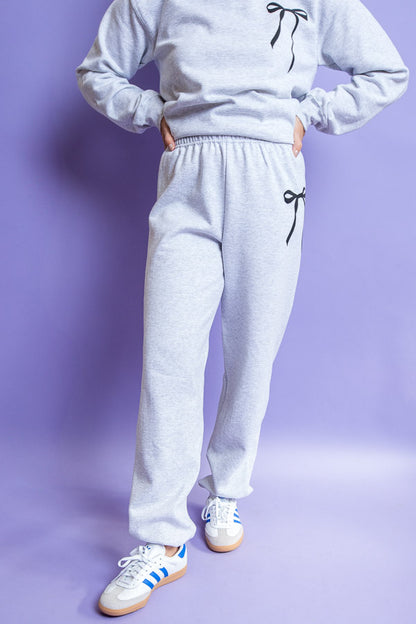 Ribbon Sweat Pant