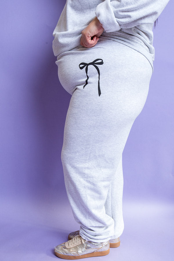 Ribbon Sweat Pant | Curvy