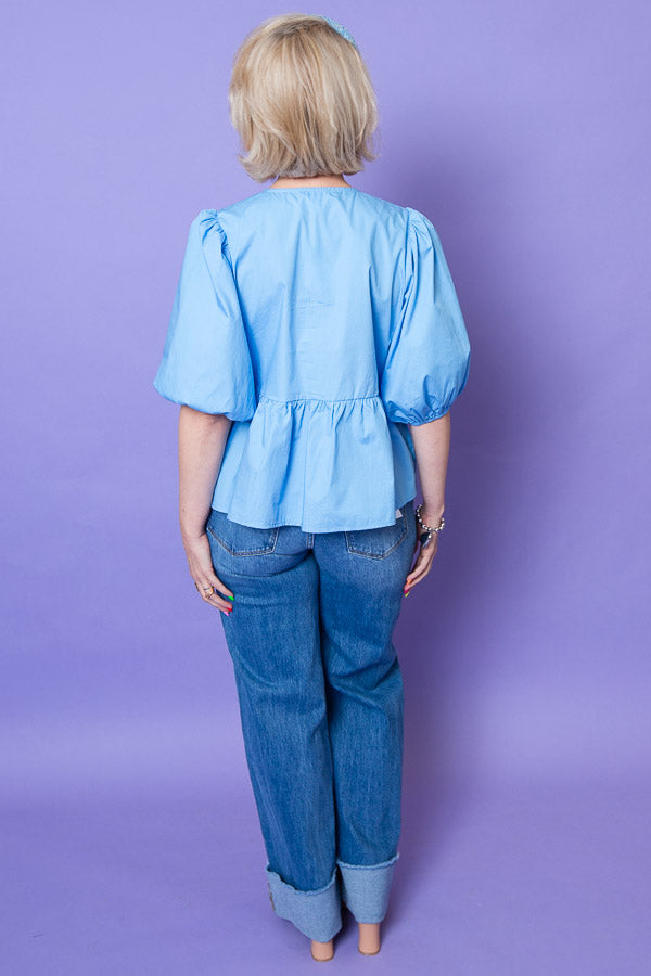 Cotton Candy Top Blue | S - 3XL