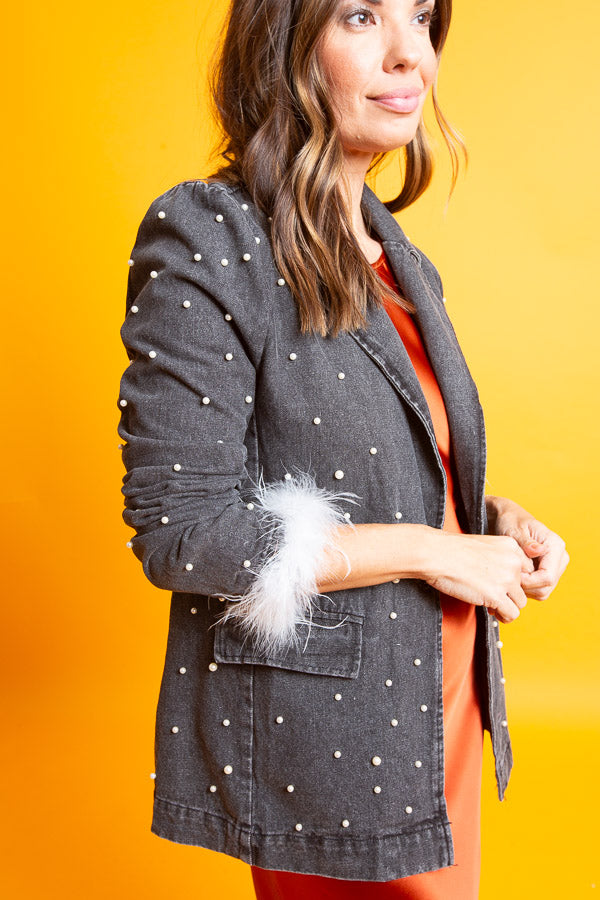 Pearl and Feather Blazer