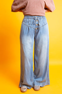 Chambray Denim Pants