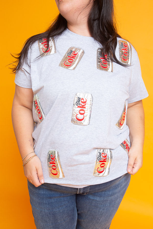 QUEEN OF SPARKLES | Diet Coke Scattered Can Tee