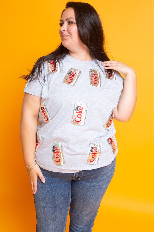 QUEEN OF SPARKLES | Diet Coke Scattered Can Tee