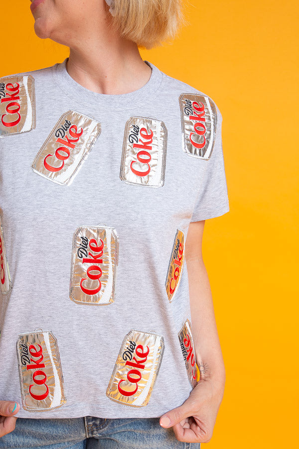 QUEEN OF SPARKLES | Diet Coke Scattered Can Tee