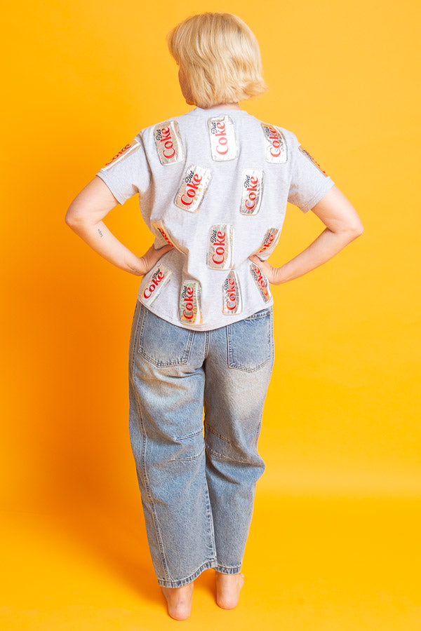 QUEEN OF SPARKLES | Diet Coke Scattered Can Tee