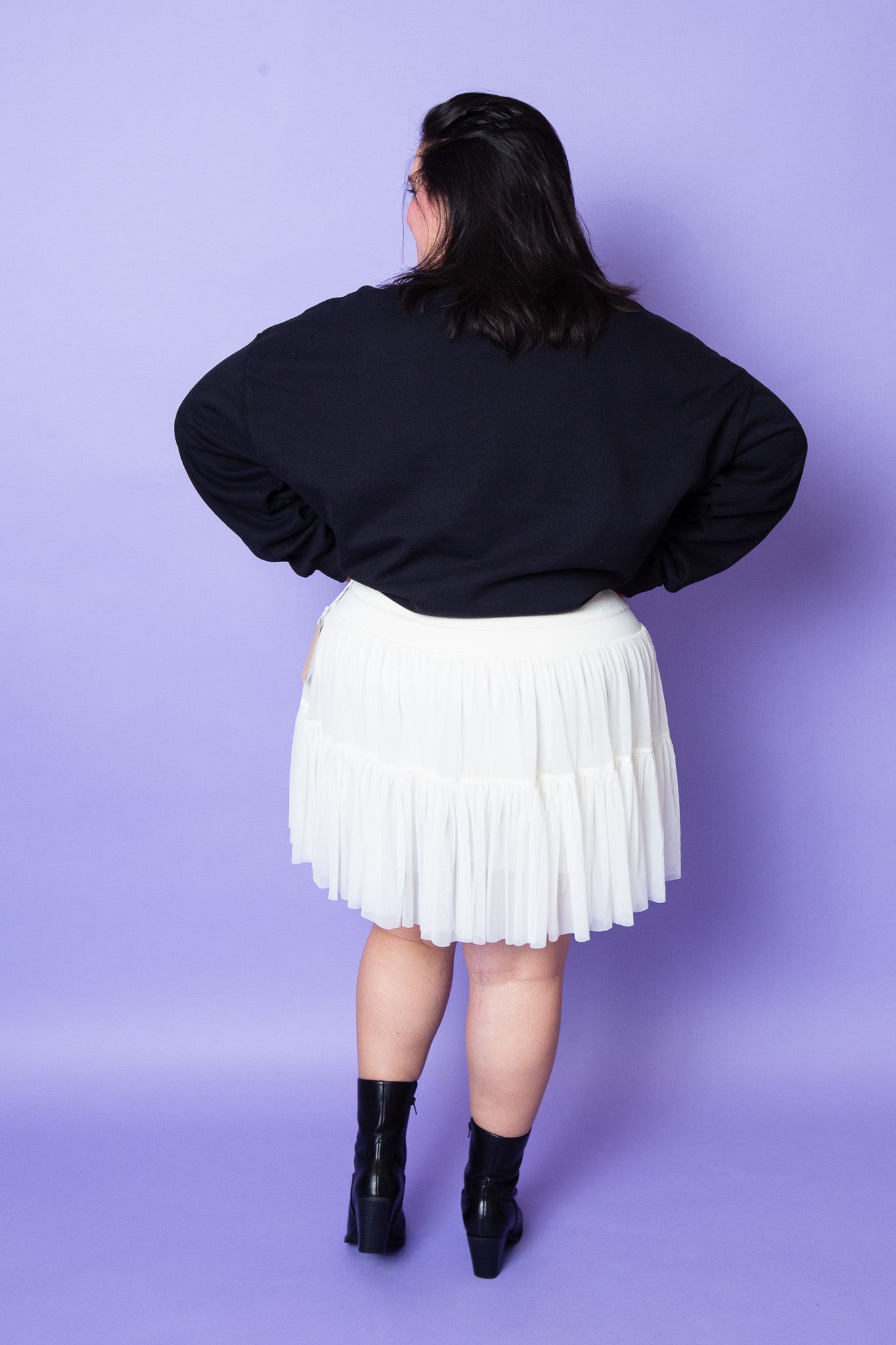 POPFLEX Pirouette Skirt Ivory | Plus