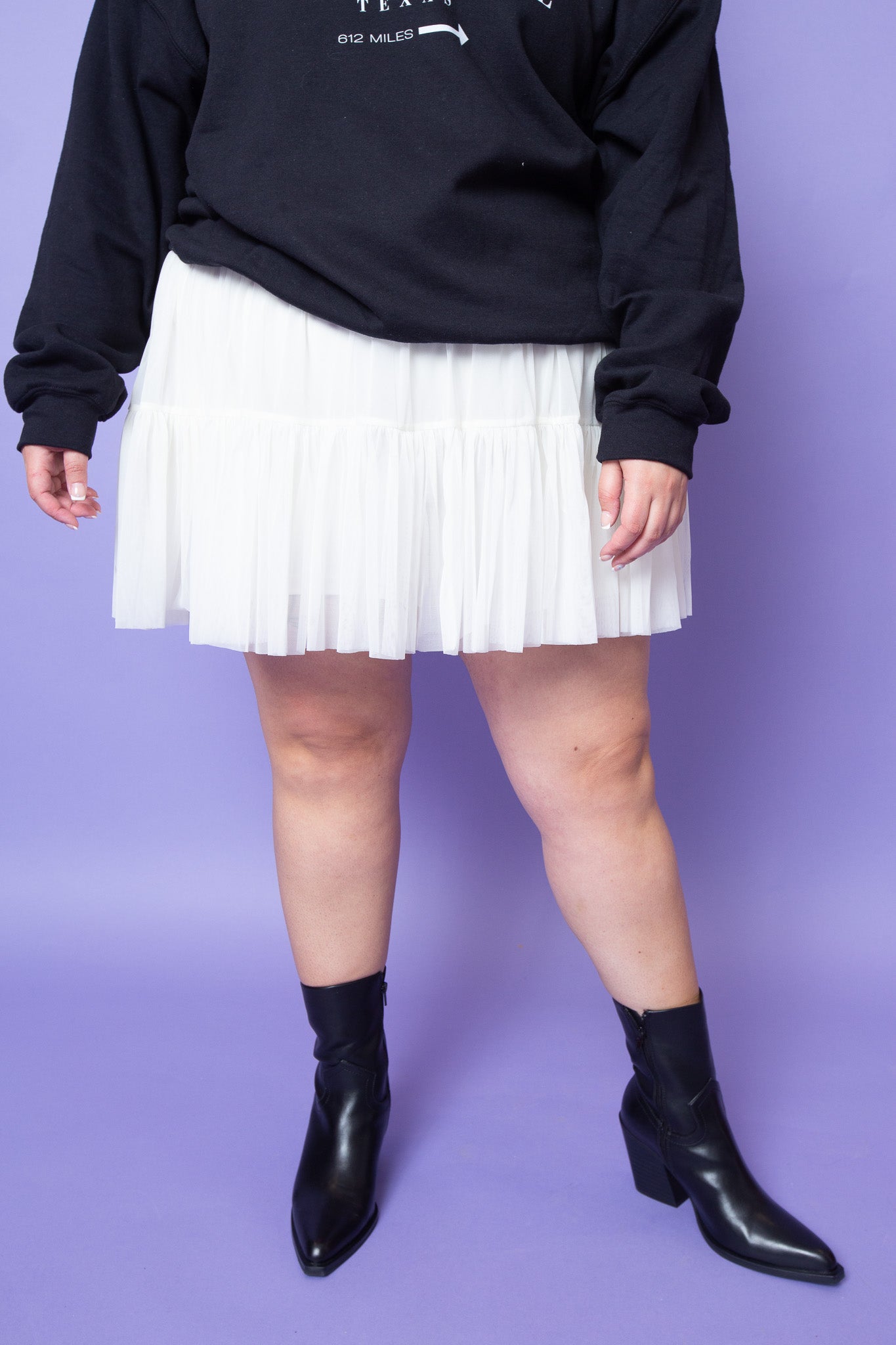 POPFLEX Pirouette Skirt Ivory | Plus