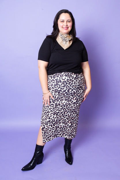 Wild Midi Skirt | Plus