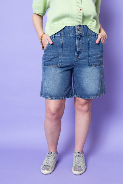 Daisy Denim Short