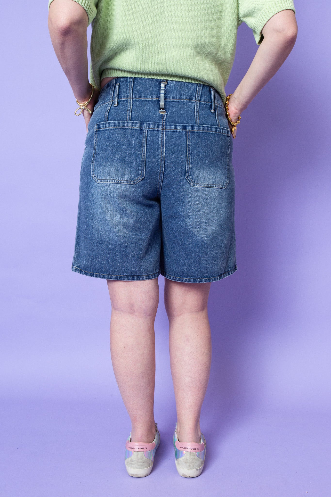 Daisy Denim Short