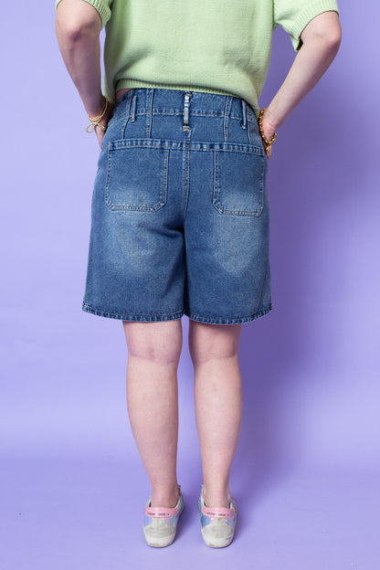 Daisy Denim Short