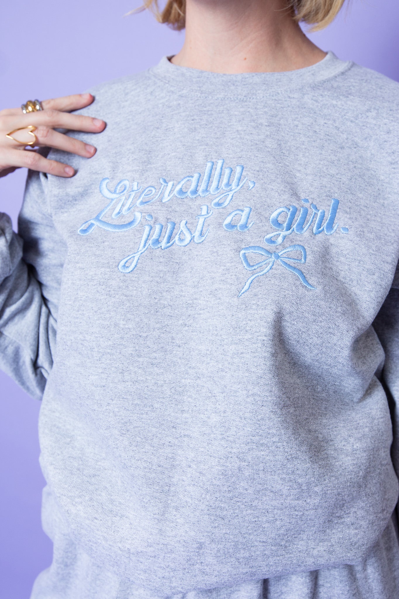 Literally Just a Girl Sweatshirt S-2XL