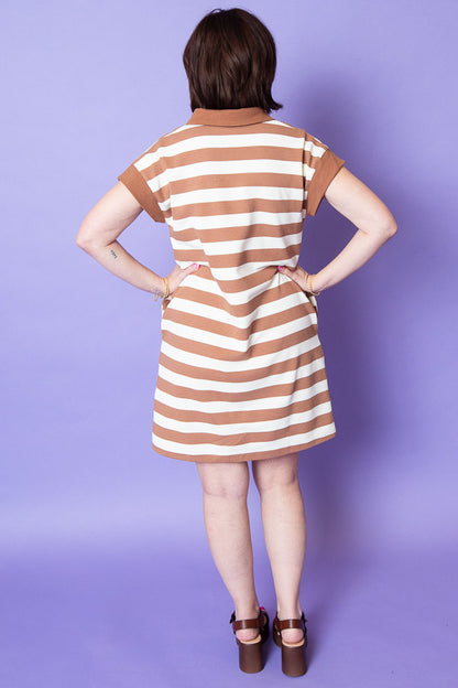 Latte Stripes Dress